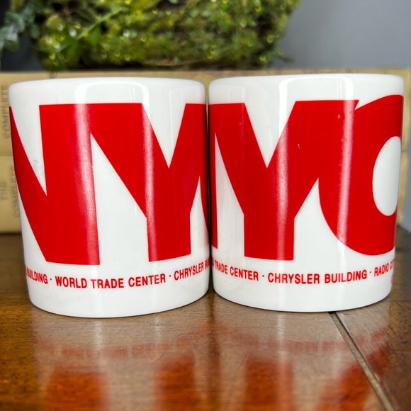 vintage Kings NYC souvenir espresso mug set - Picture 3 of 13